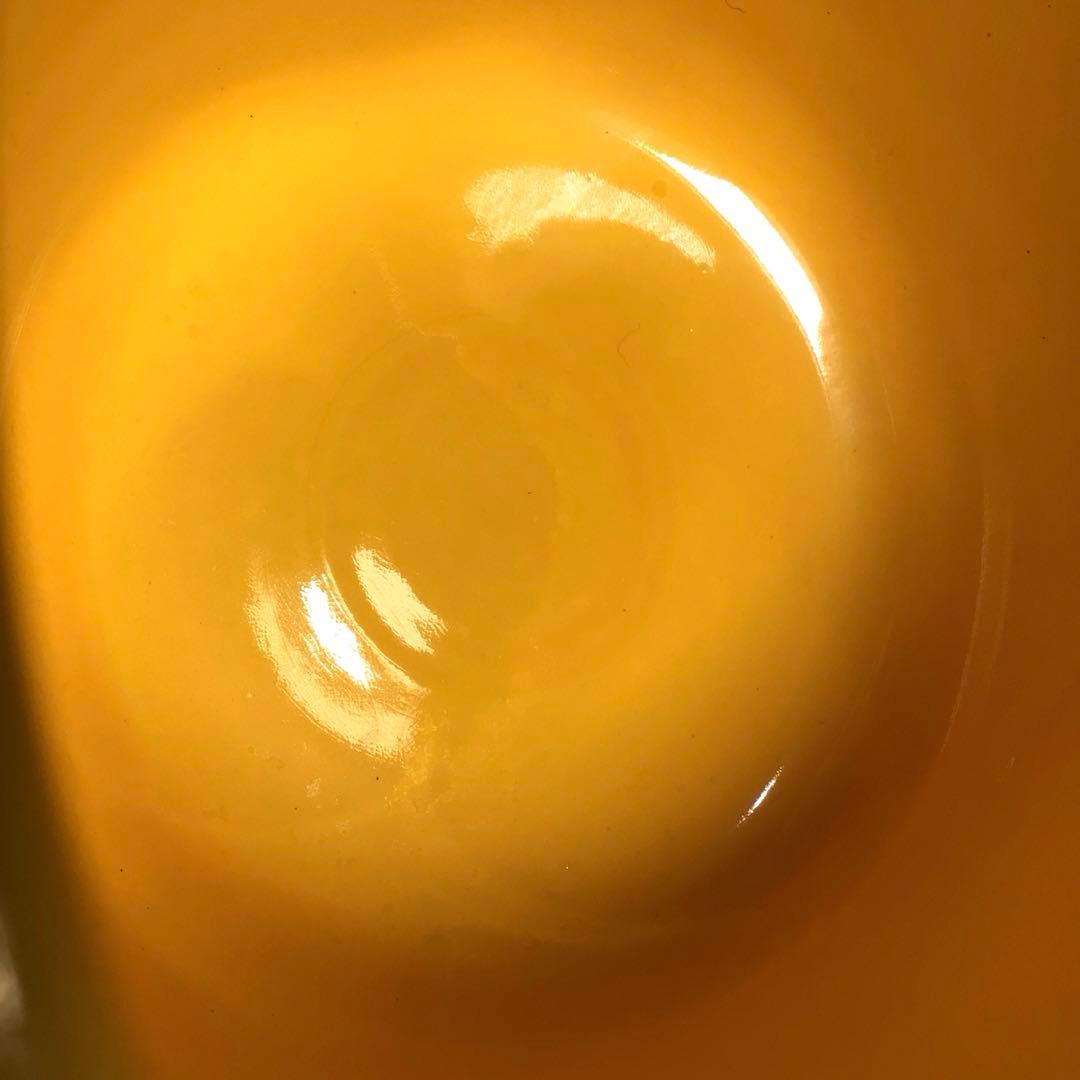 Ｍ４４７　水指　『平安　高野清鳳造』『黄交趾』『亀甲鶴亀文』　共箱　茶道具