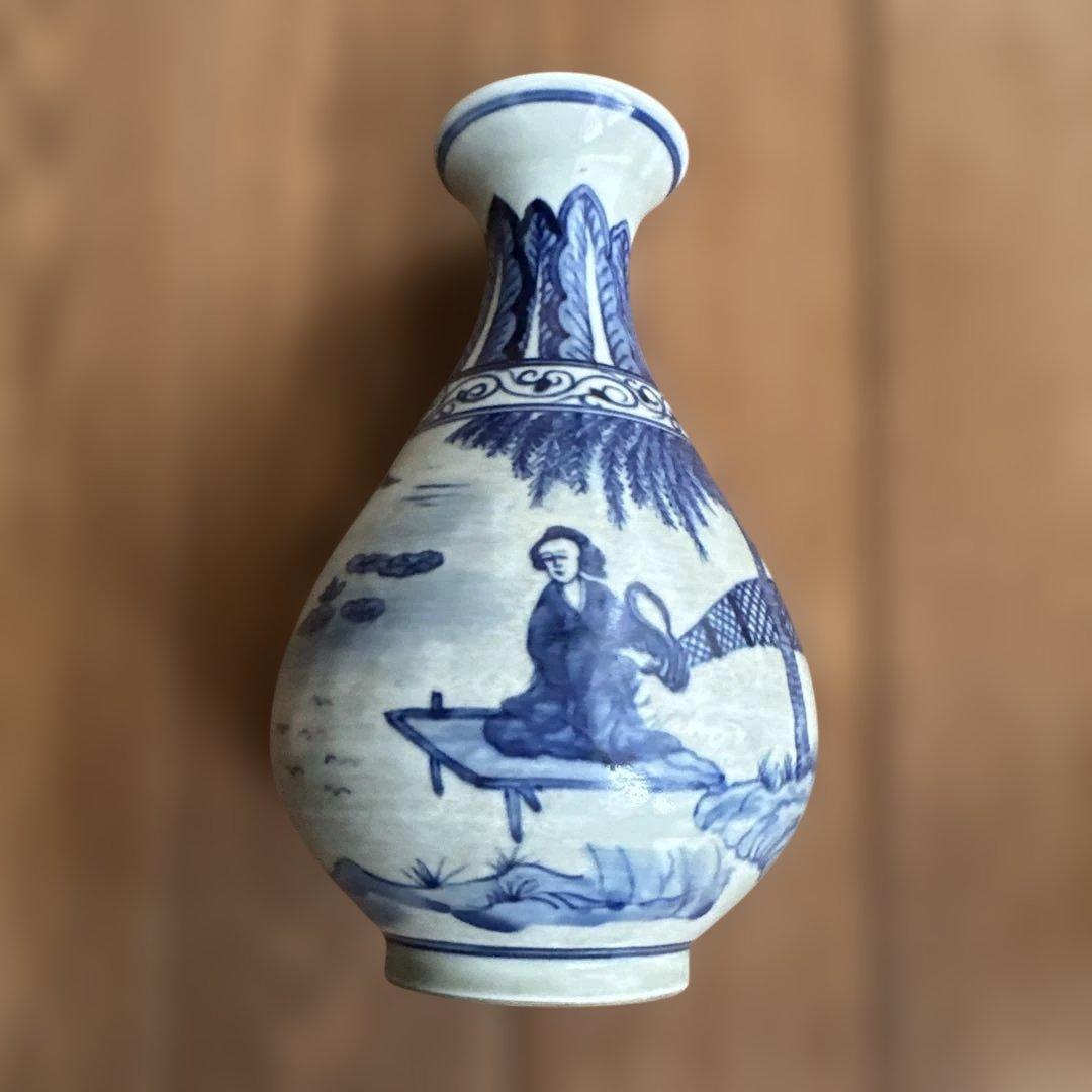青白磁　中国骨董　壺　中国古美術　清時代