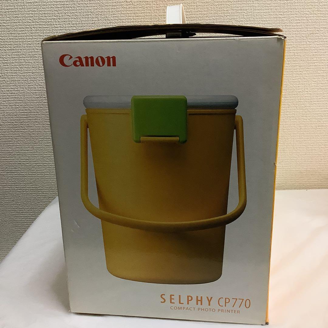 7581⑩Canon SELPHY CP770 フォトプリンター　イエロー 本体