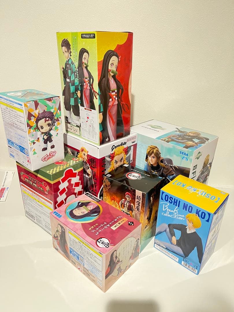 鬼滅等プライズフィギュア　10点まとめ売り