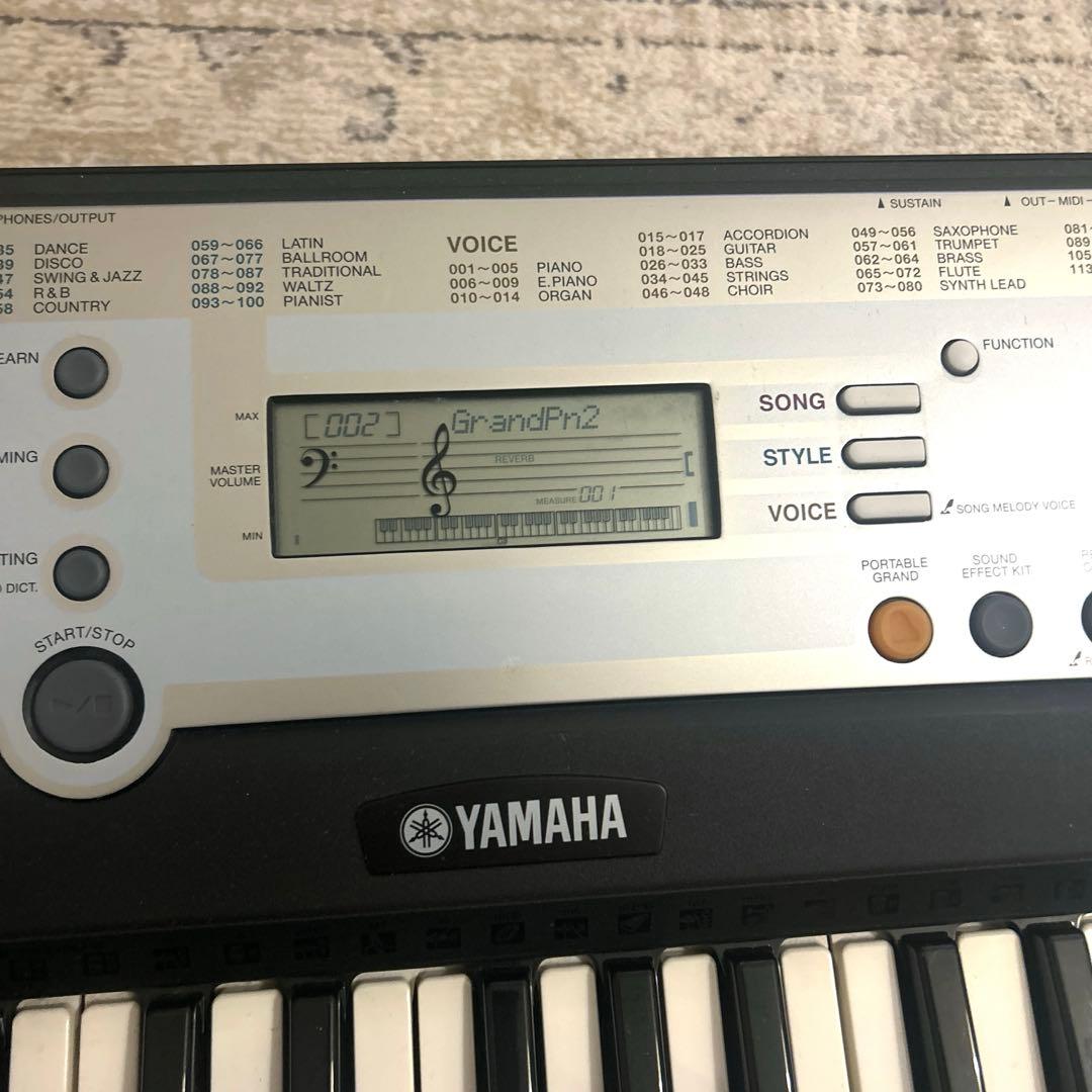 【YAMAHA】電子キーボード　ジャンク品　アダプタ付き