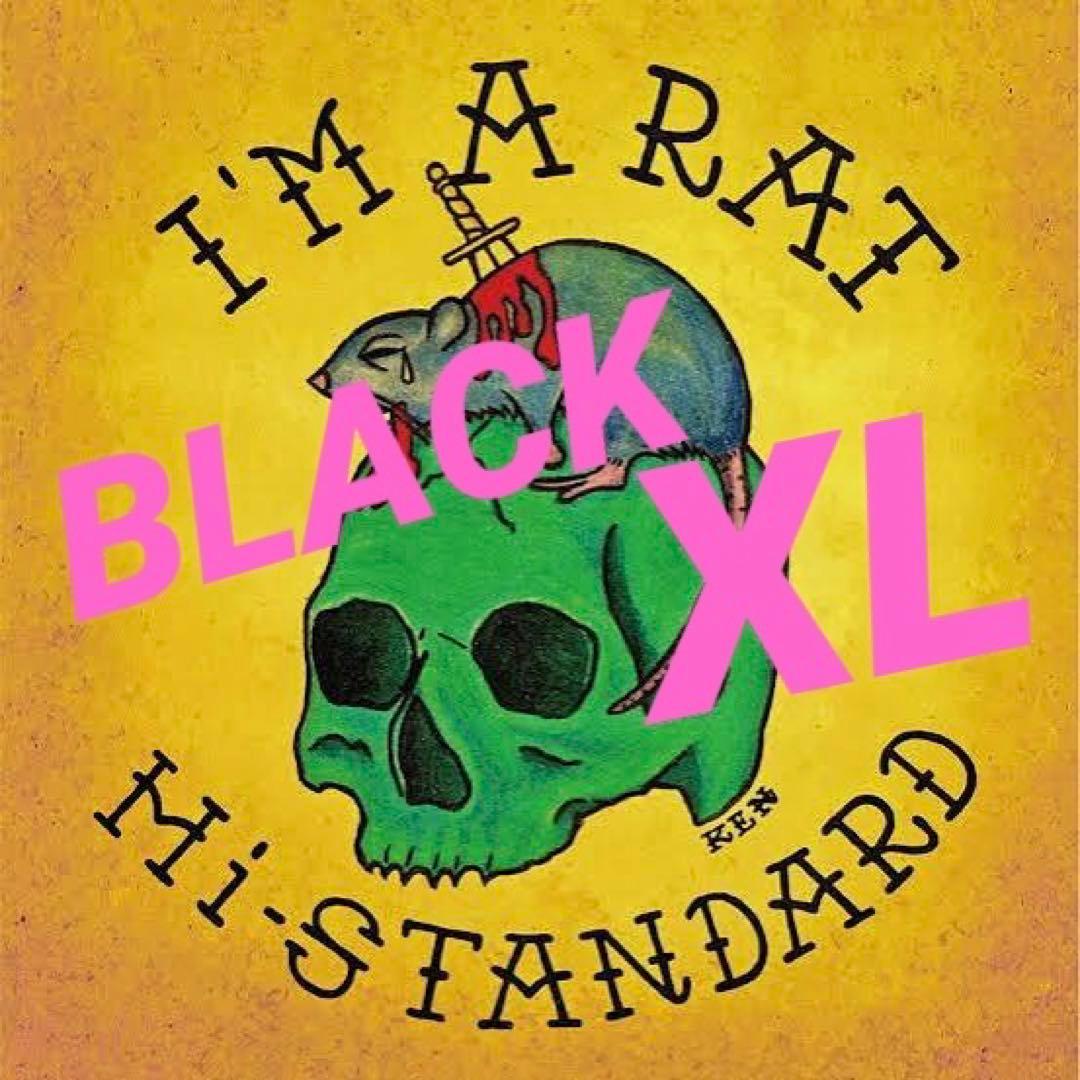 【XL】Hi-STANDARD I'M A RAT_TEE（BLACK）