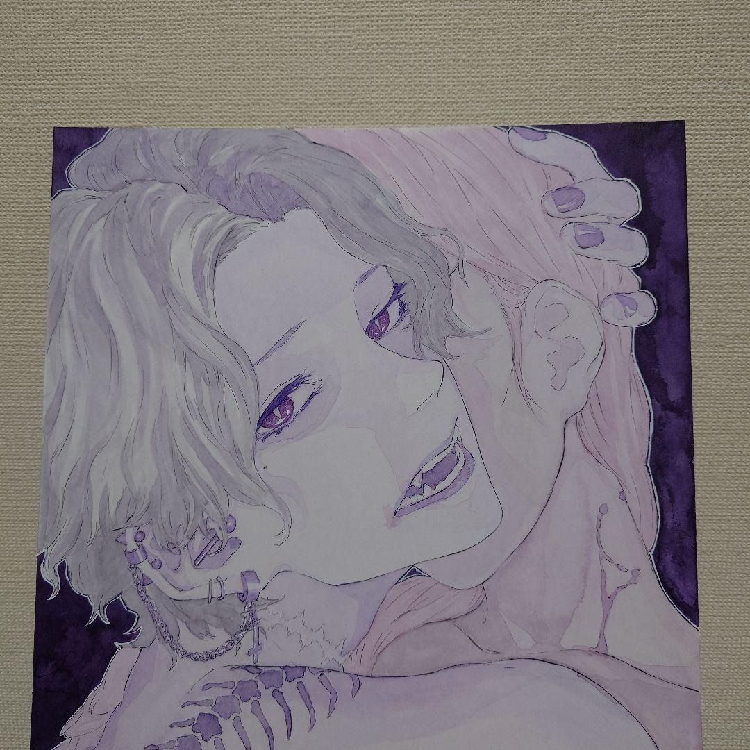 手描きイラスト　原画　A4サイズ　イラストボード