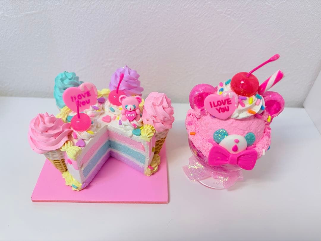 Marianne フェイクスイーツ　アイスクリームケーキ　ミニパフェ