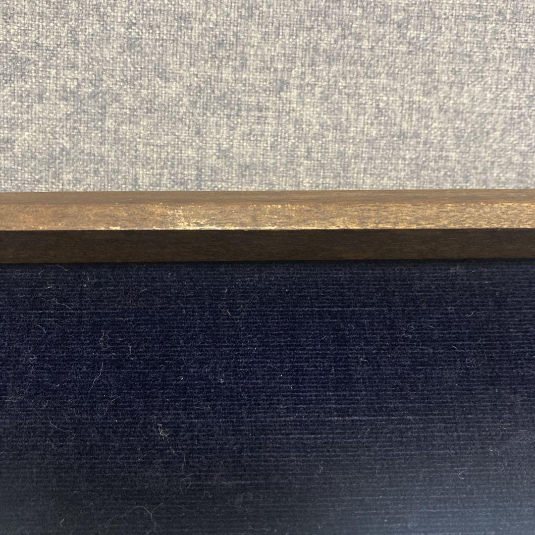 葛飾北斎　神奈川沖浪裏　ステンレスアート　レトロ　額付き　浮世絵