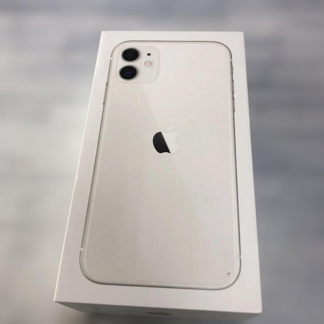 k1284iPhone11　64GB ホワイト　バッテリー78%ジャンク