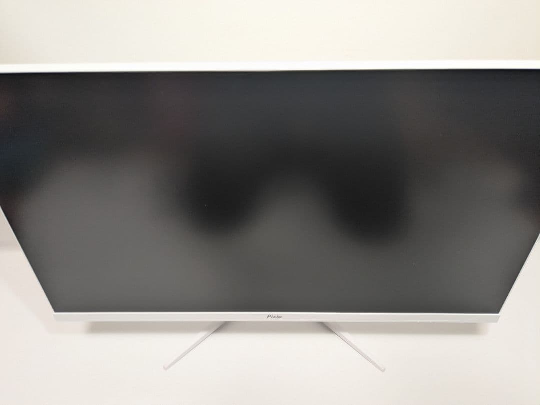 【訳あり美品】Pixio ゲーミングモニターPX27U Wave White