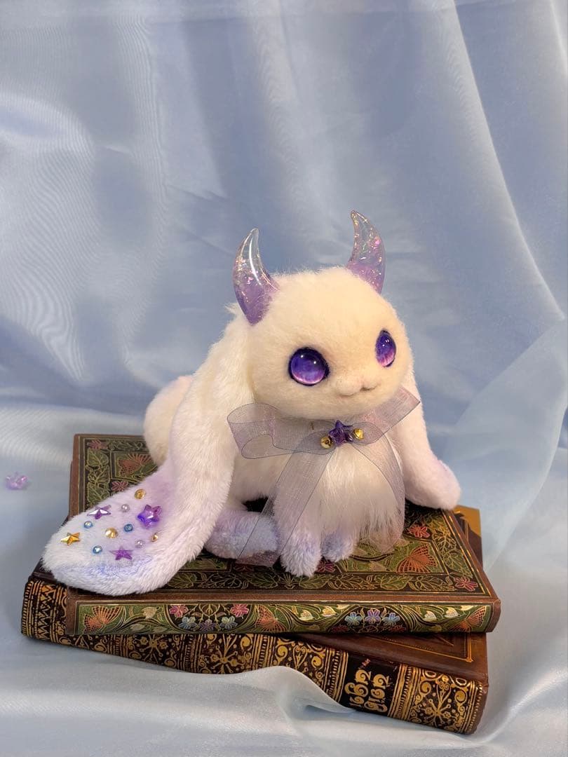 プルプティ•ロロ　ハンドメイド　ぬいぐるみ　羊毛フェルト　ロップイヤー
