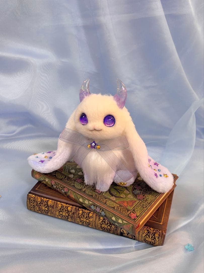 プルプティ•ロロ　ハンドメイド　ぬいぐるみ　羊毛フェルト　ロップイヤー