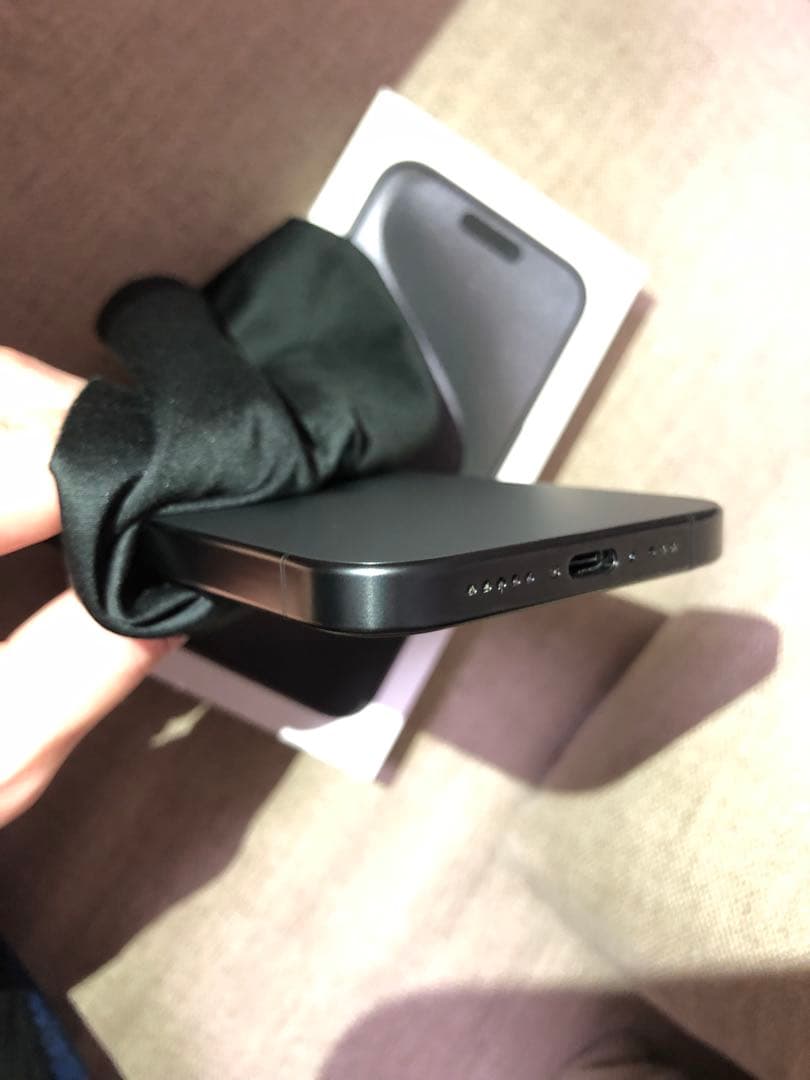 【バッテリー89%】iPhone 15 Pro ブラックチタニウム 128GB