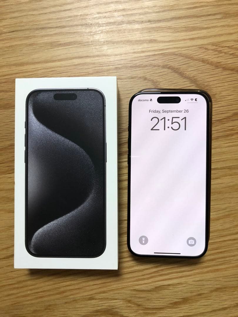 【バッテリー89%】iPhone 15 Pro ブラックチタニウム 128GB