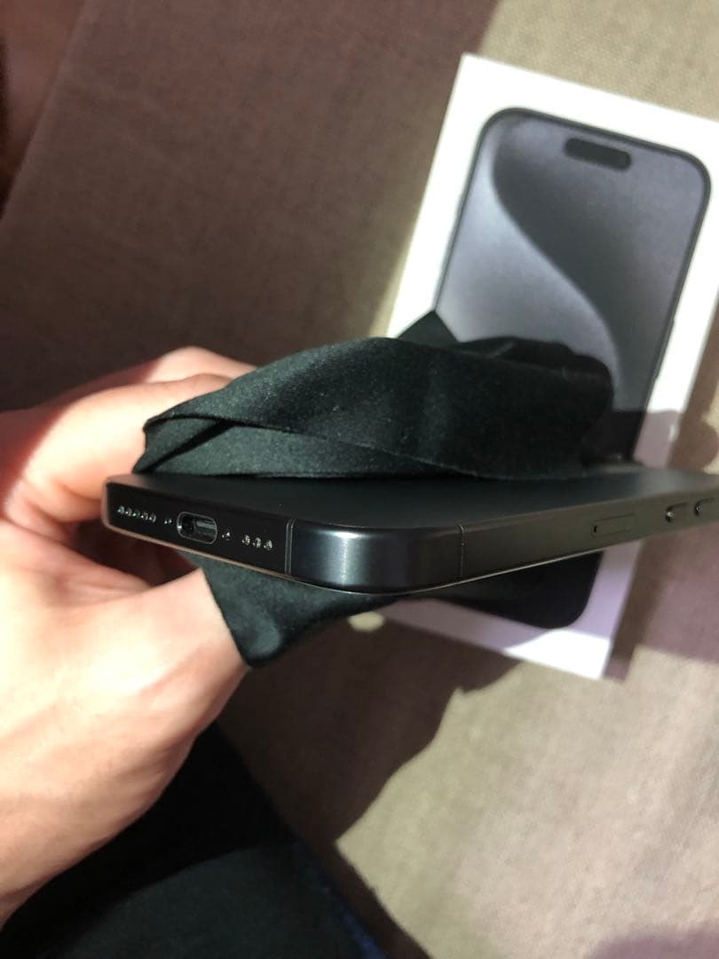 【バッテリー89%】iPhone 15 Pro ブラックチタニウム 128GB