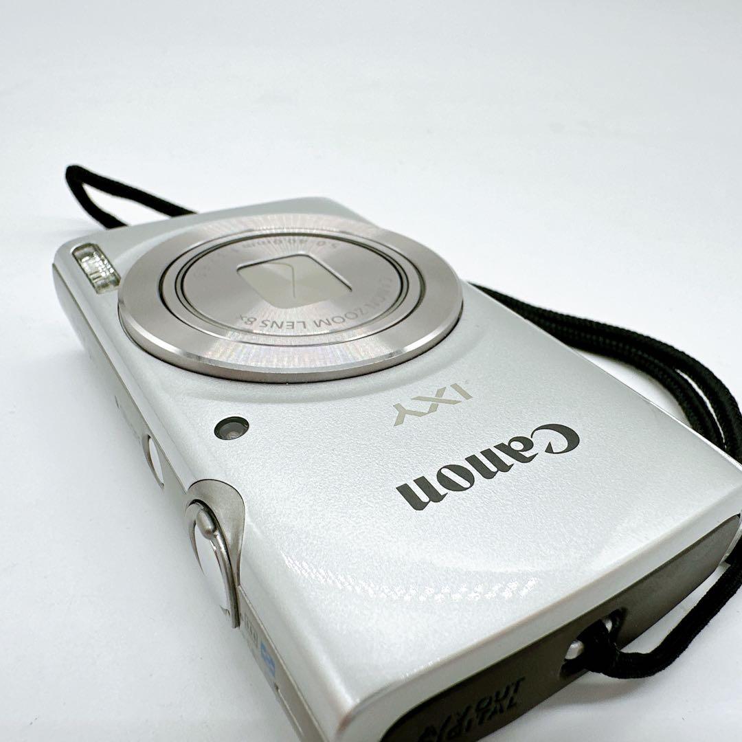 Canon IXY 180 シルバー キャノン イクシー デジカメ SDカード付