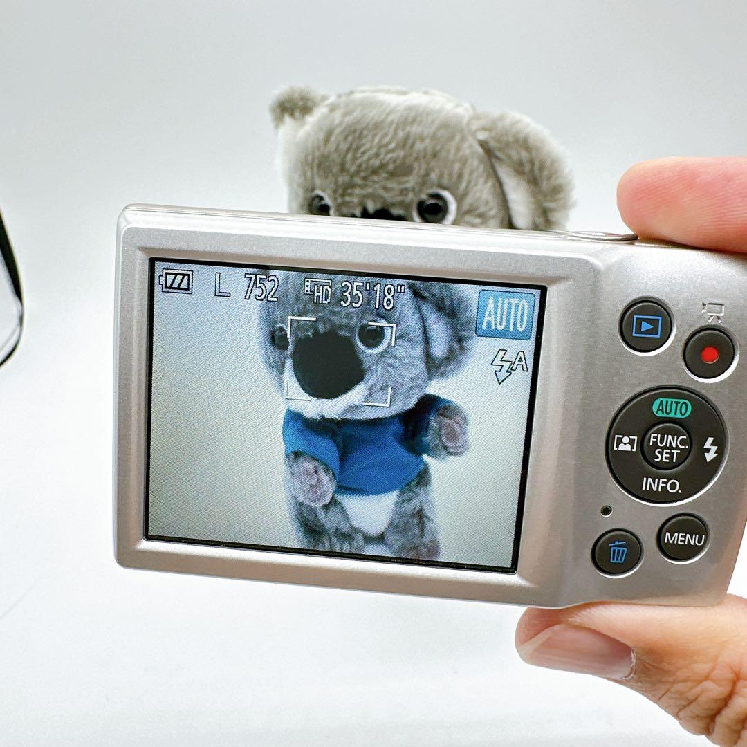 Canon IXY 180 シルバー キャノン イクシー デジカメ SDカード付