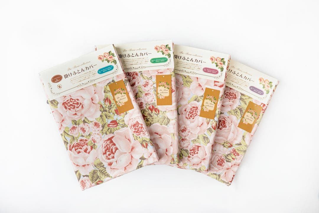 @ブ，ローズ @素敵な薔薇柄 布団掛けカバー クィーン