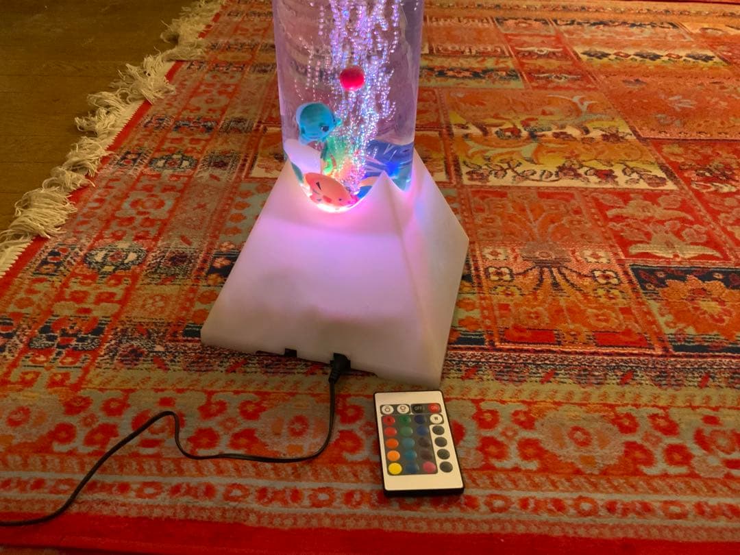 16色 アクアタワー バブルチューブ ウォーターライト LED