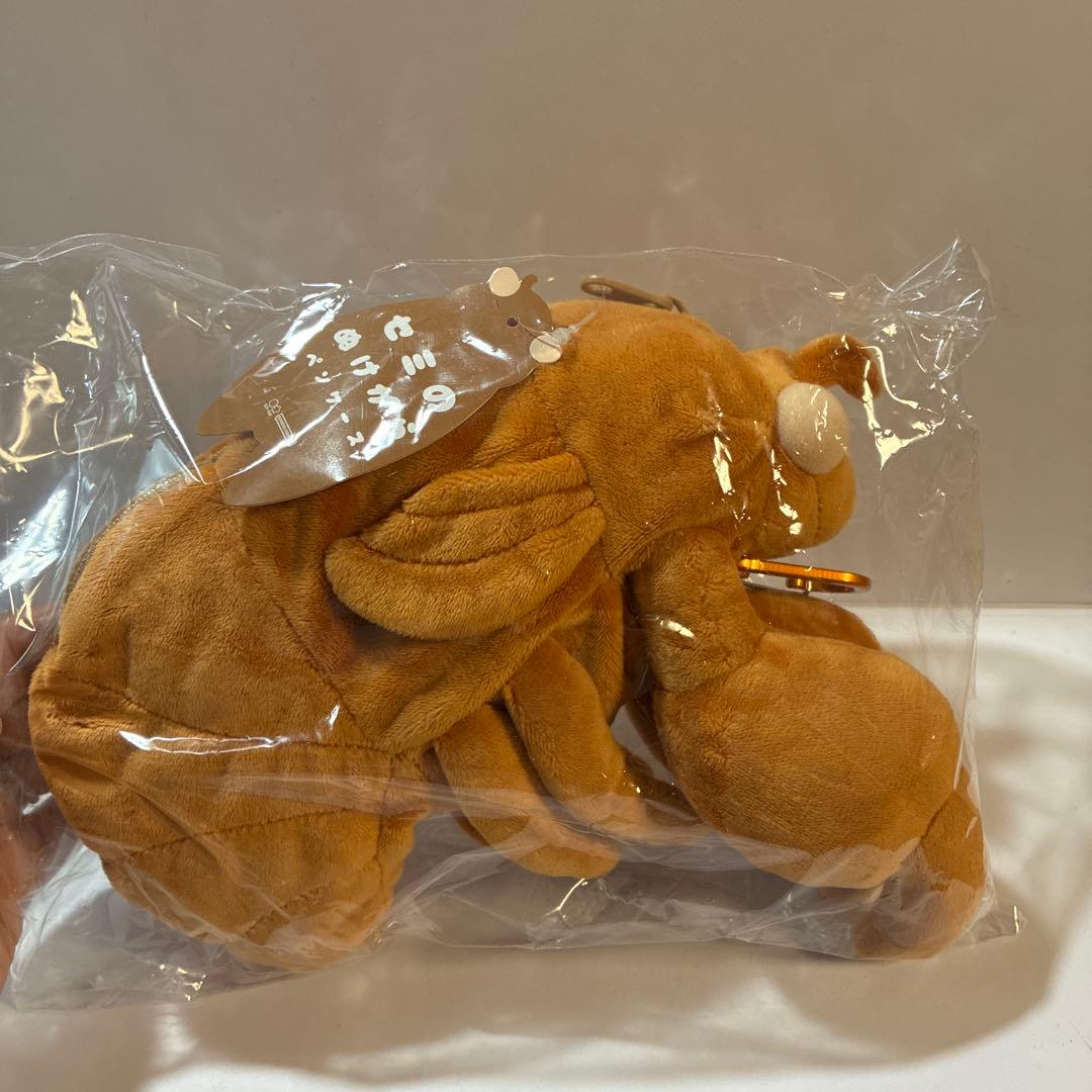 セミのぬけがらペンケース　ブラウン　サンスター　ペンポーチ　ぬいぐるみポーチ