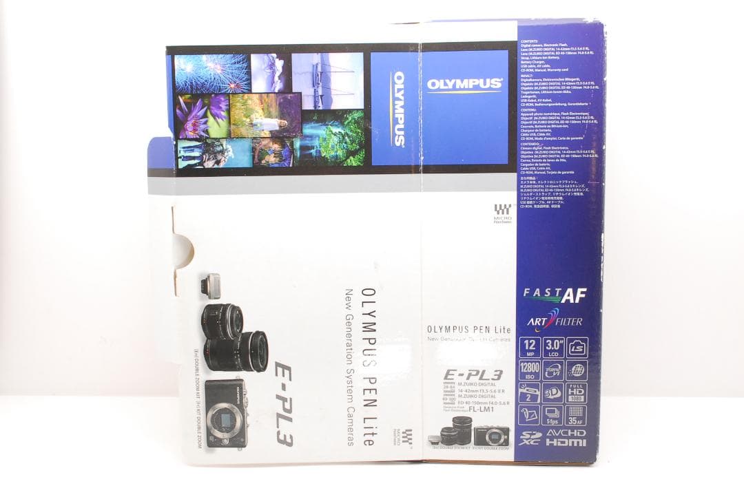 【ショット数７８３枚　箱・付属品・フラッシュ付　美品】OLYMPUS E-PL3