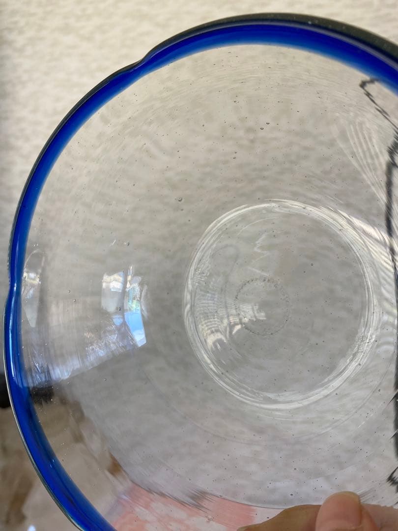 吹きガラス　ボウル　3個　かき氷皿　手作り