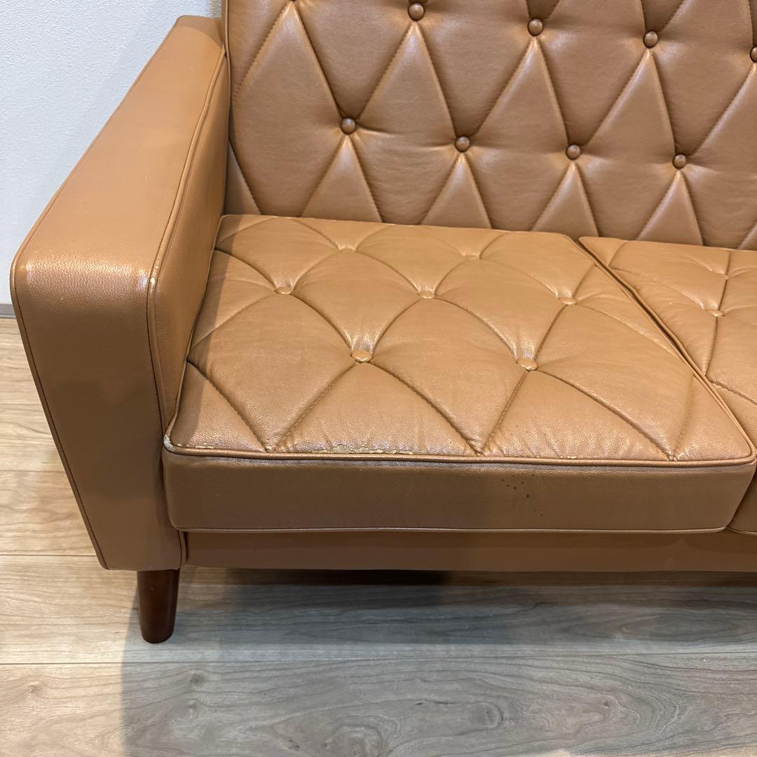 カリモク60 2シーターソファ　ロビーチェア　リーベルブラウン