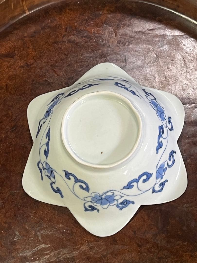 古伊万里　蝶　唐草　無傷完品　蛸唐草　花唐草　藍九谷　柿右衛門　染付