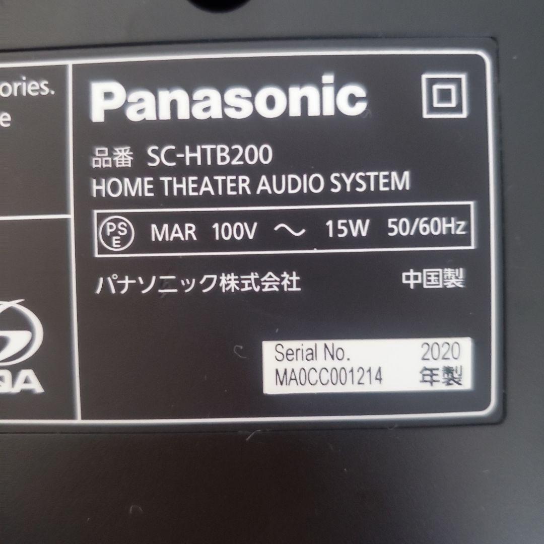 SC-HTB200 パナソニック ホームシアターオーディオシステム