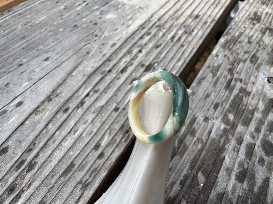 夜光貝 くりぬきリング15.5~15.8号