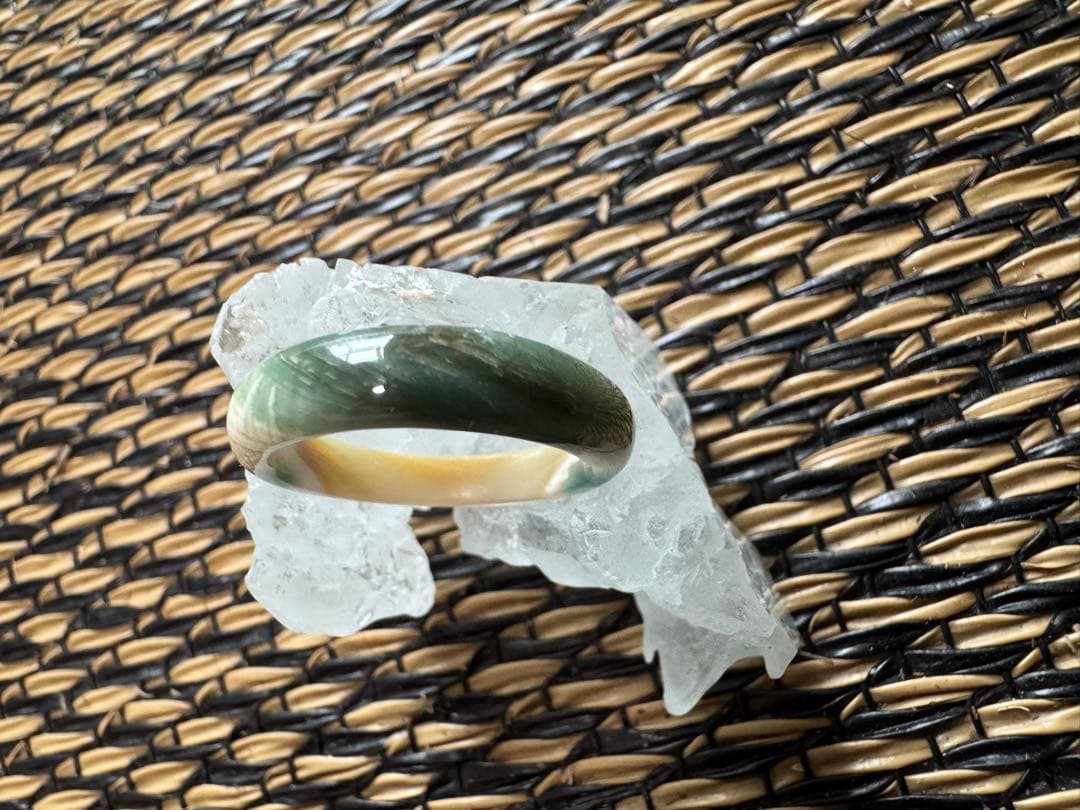 夜光貝 くりぬきリング15.5~15.8号