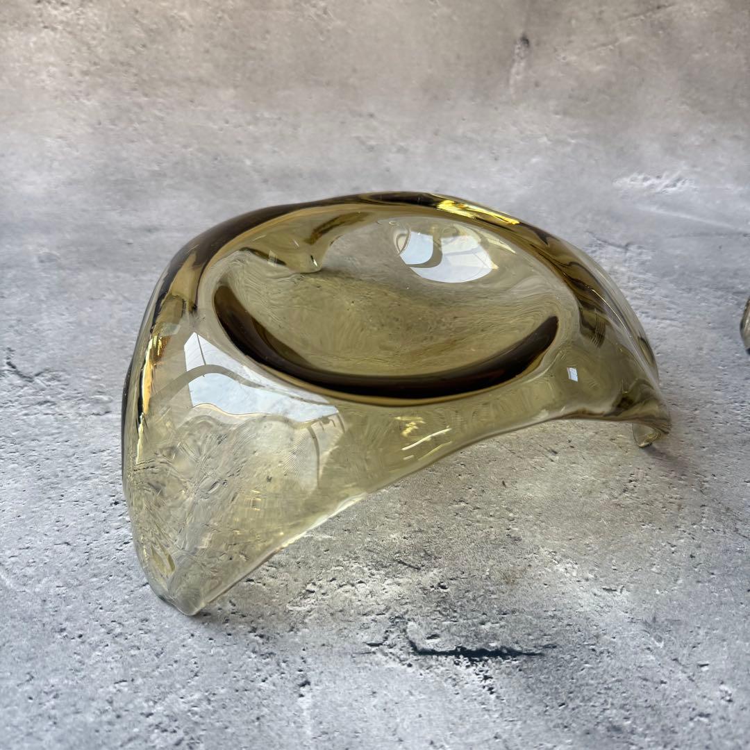 スガハラ Sghrフロタール：立体皿 (M) タン