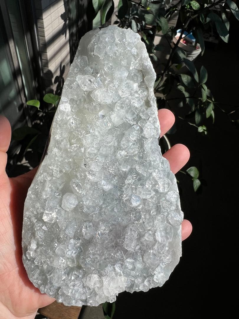 アポフィライト　台座付き　魚眼石 パワーストーン クラスター　自然石　原石②