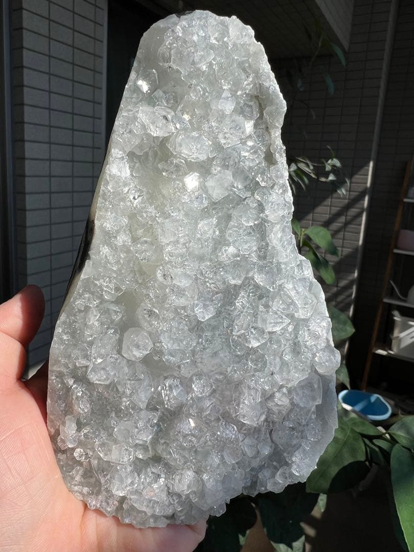 アポフィライト　台座付き　魚眼石 パワーストーン クラスター　自然石　原石②