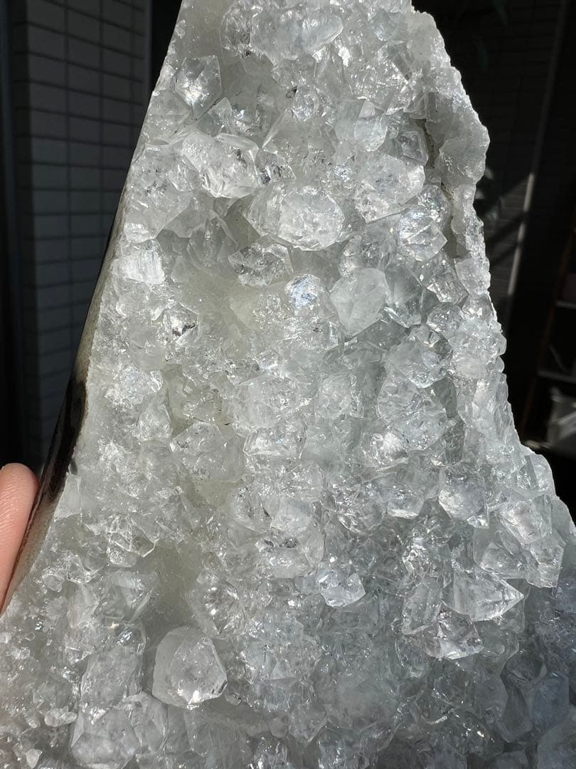 アポフィライト　台座付き　魚眼石 パワーストーン クラスター　自然石　原石②