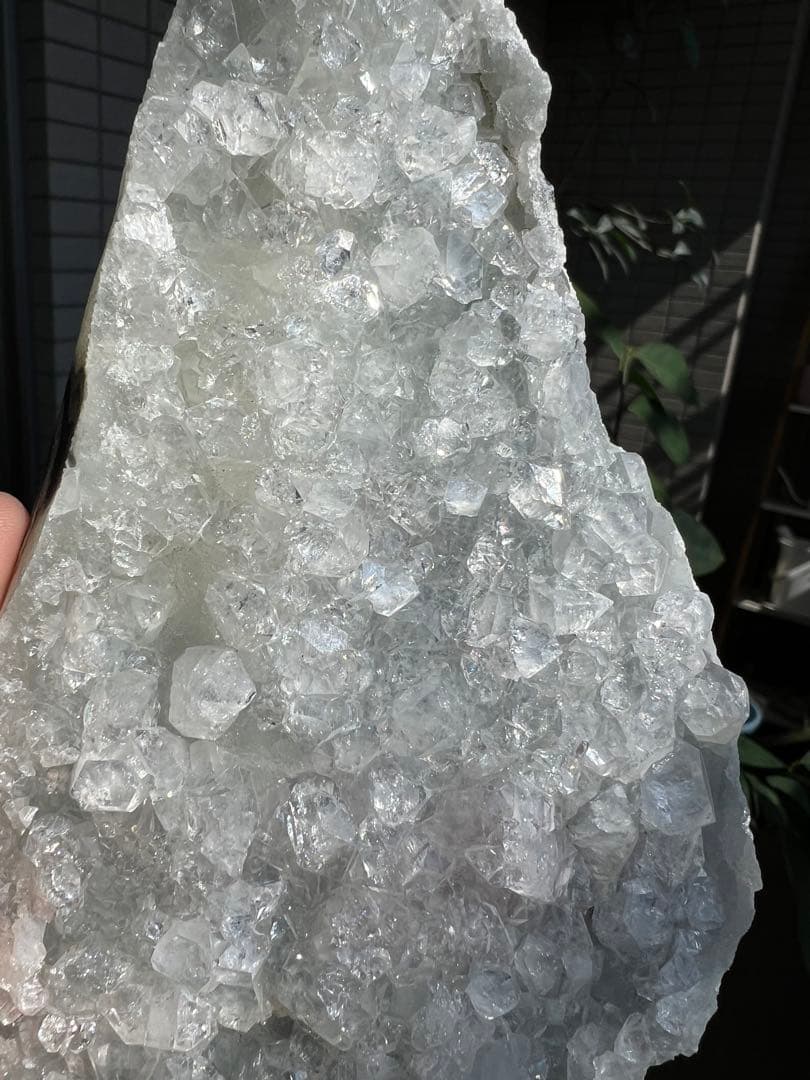 アポフィライト　台座付き　魚眼石 パワーストーン クラスター　自然石　原石②