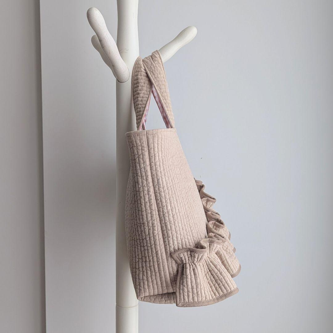 konbi ヌビバッグ フリル ヌビトートバッグ マザーズバッグ A4