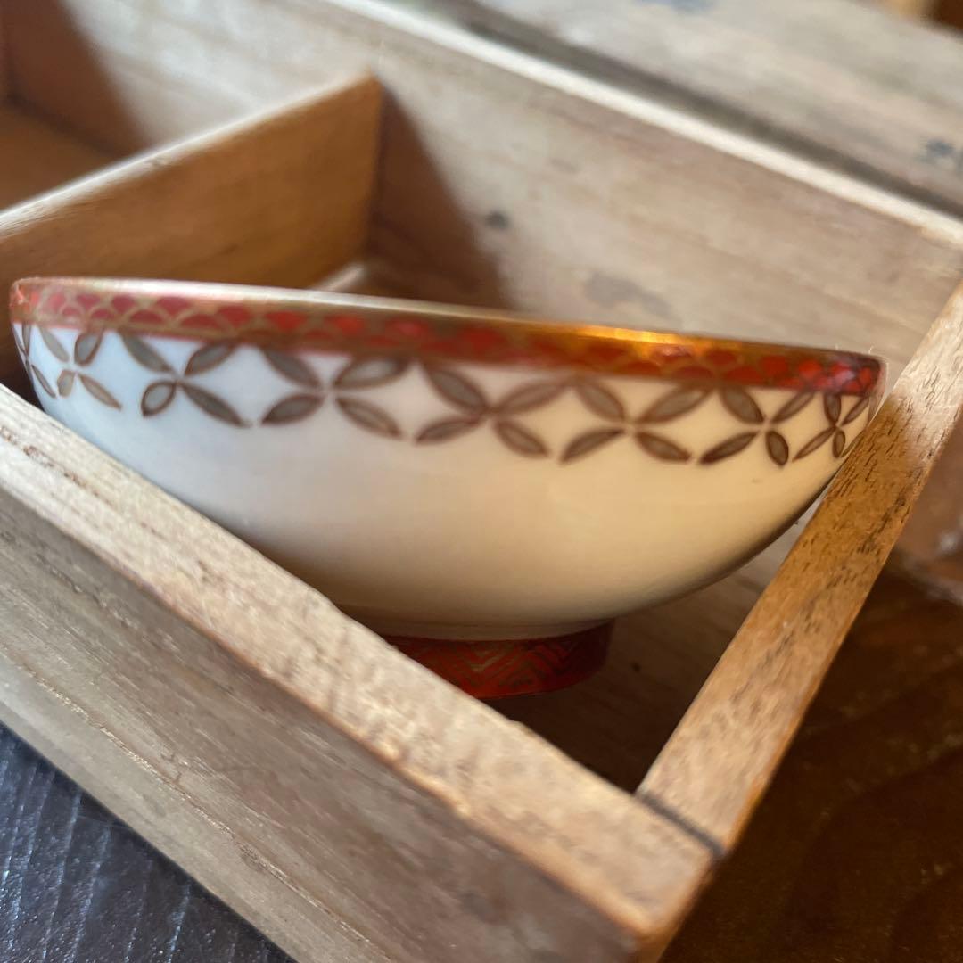 大日本九谷　古九谷　商人図　2客