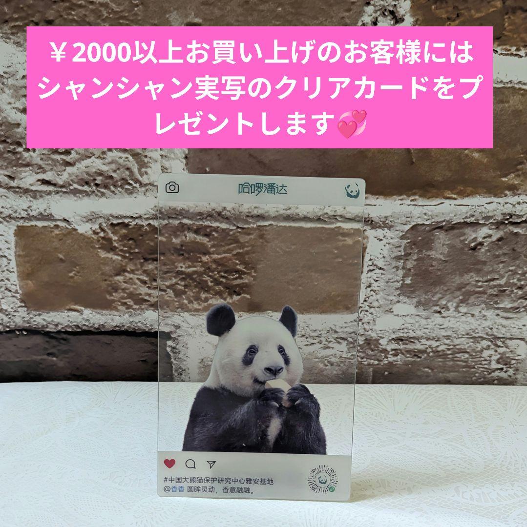 シャンシャンBirthday♡グッズ・コスチュームお買い上げの方へのプレゼント☆