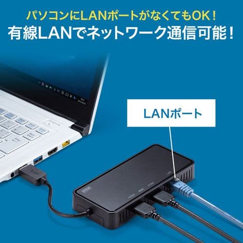 注目【断捨離特価】USB-HDMI x2 4K対応アダプター×2個