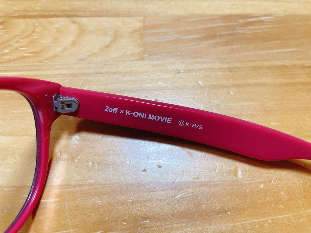 平沢唯 けいおん zoff コラボ 眼鏡 メガネ メガネ拭き クロス 2012年