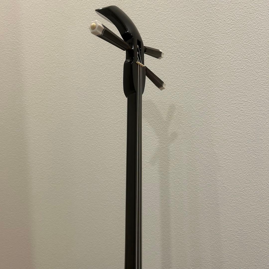 【美品】沖縄 三線 本蛇革 強化張り ハードケース 爪