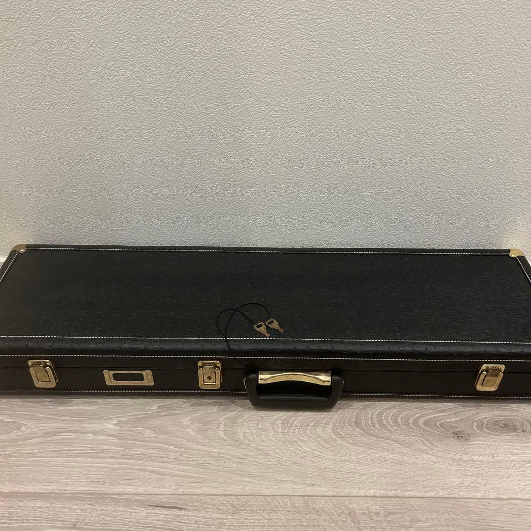 【美品】沖縄 三線 本蛇革 強化張り ハードケース 爪