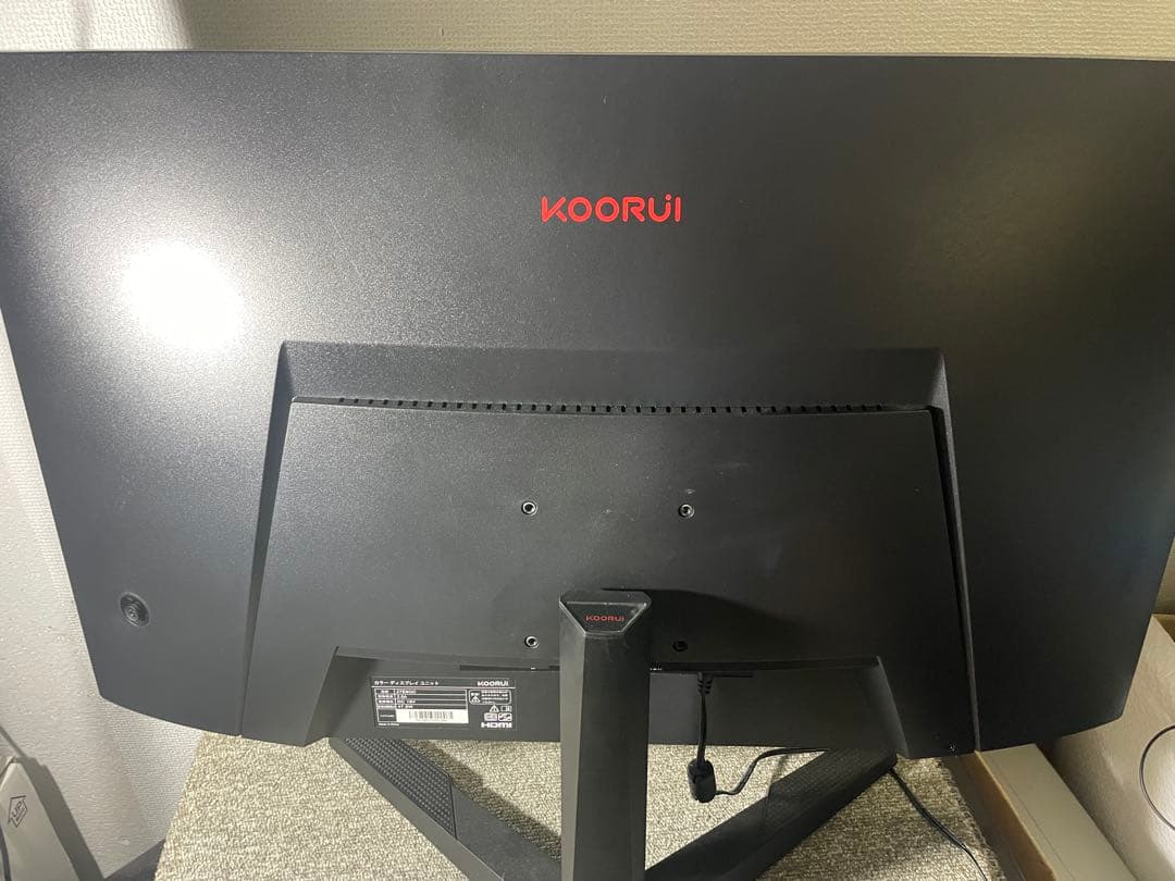 KOORUI カラーディスプレイユニット ゲーミングモニター 27インチ