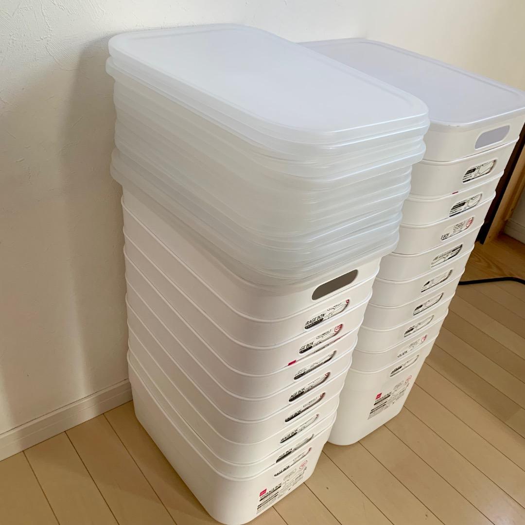 DAISOフタ付き収納ボックス ストレージボックス　STORAGEBOX19点
