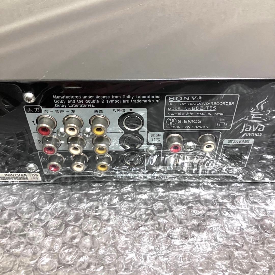 SONY ブルーレイディスクレコーダー　DVDレコーダー　BDZ-T55✨美品✨