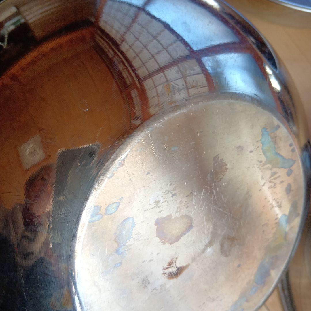 田中直染料店　ステンレスボール　直径30㌢　染色用厚手 ５枚