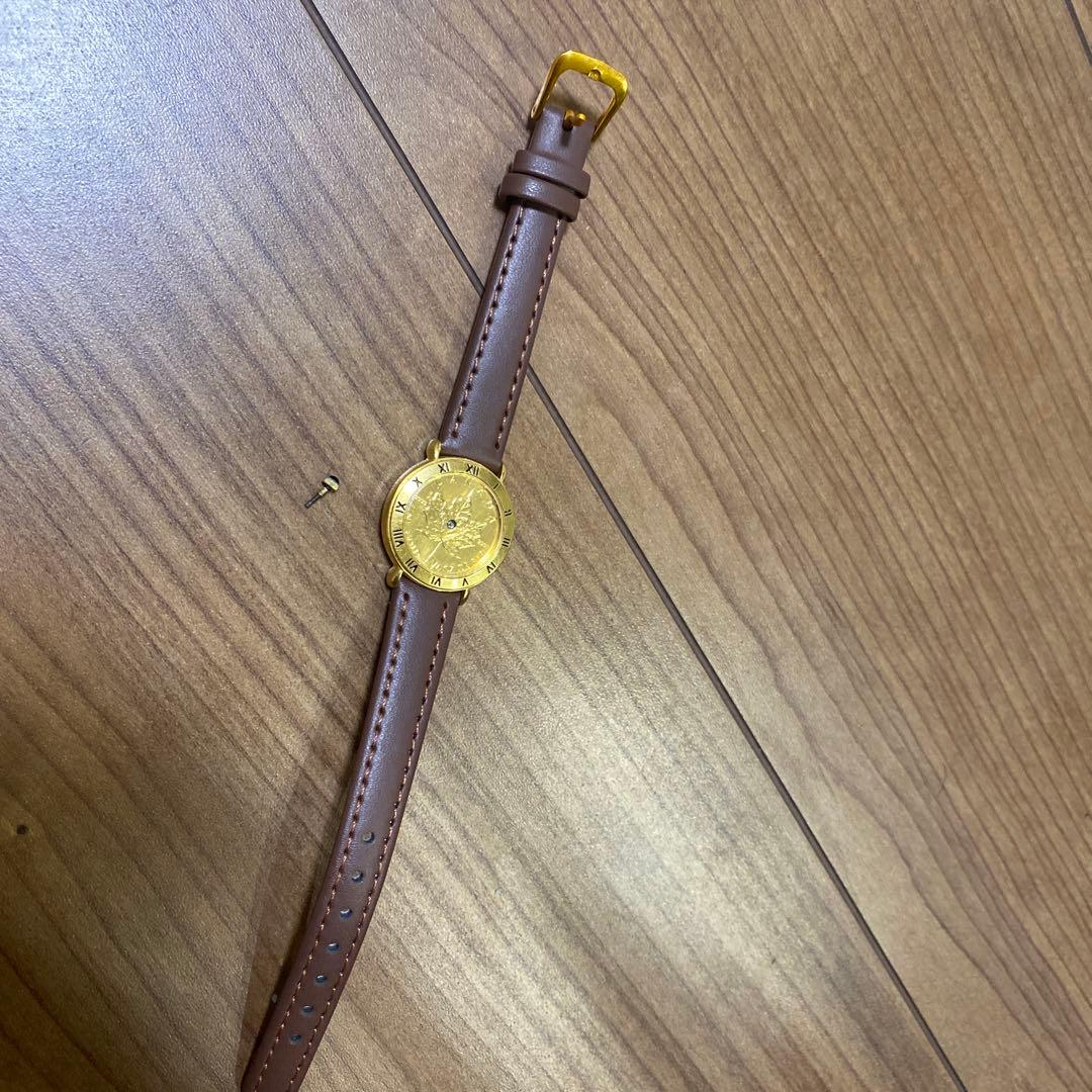 カナダ メイプルリーフ ウォッチ FINE GOLD 999.9 メープル