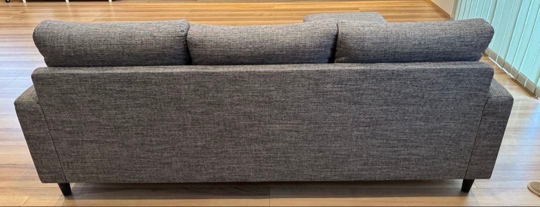 ニトリ カウチソファ 3人掛け オットマン シェーズロング NポケットA7