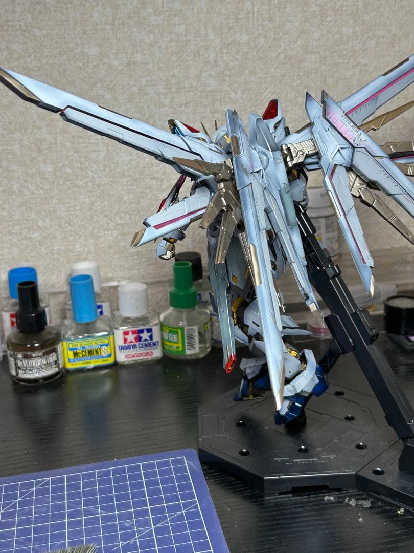 依頼品 MGEX ストライクフリーダム (海外製キット使用) 全塗装完成品