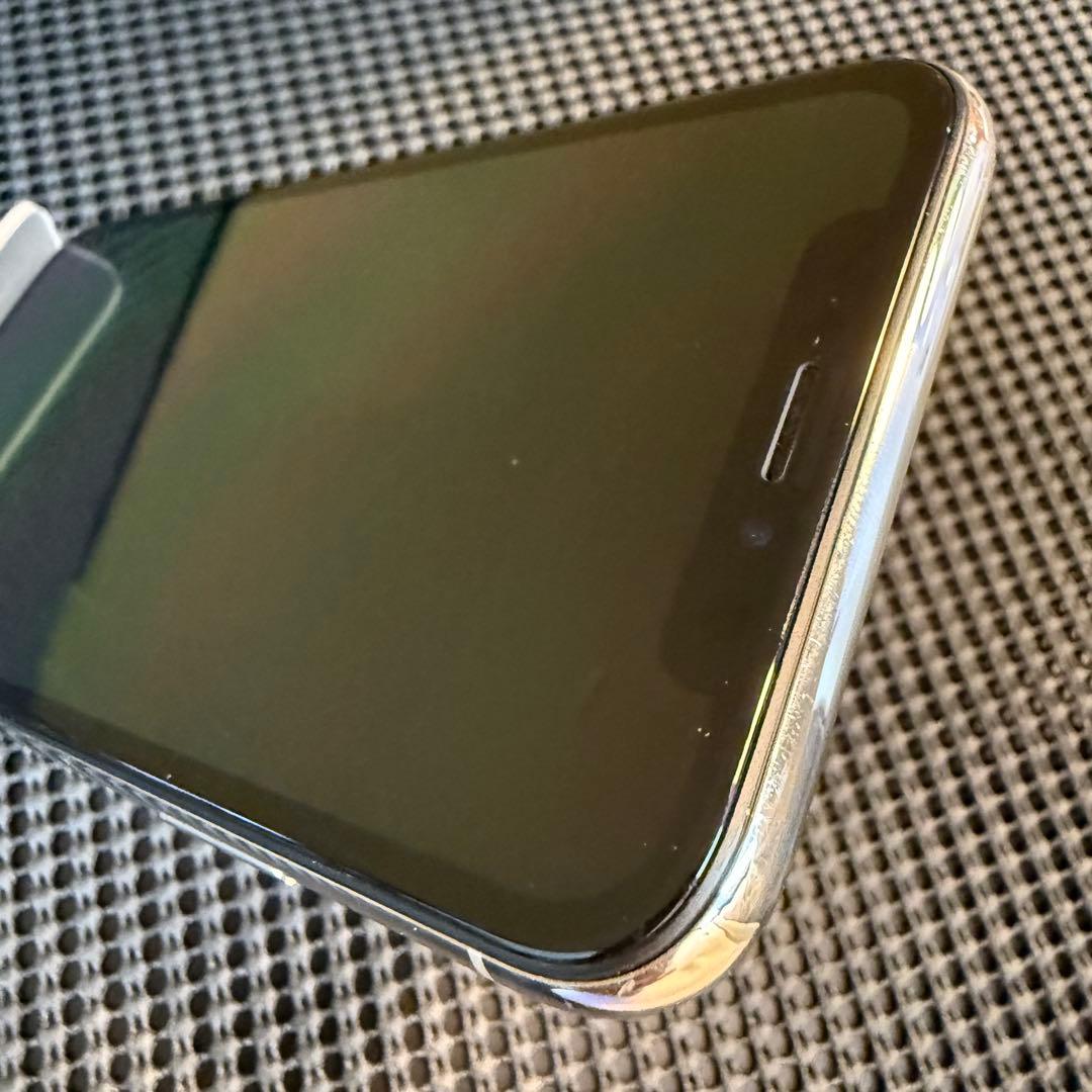 iPhone X 64GB シルバー SIMフリー バッテリー最大容量100%