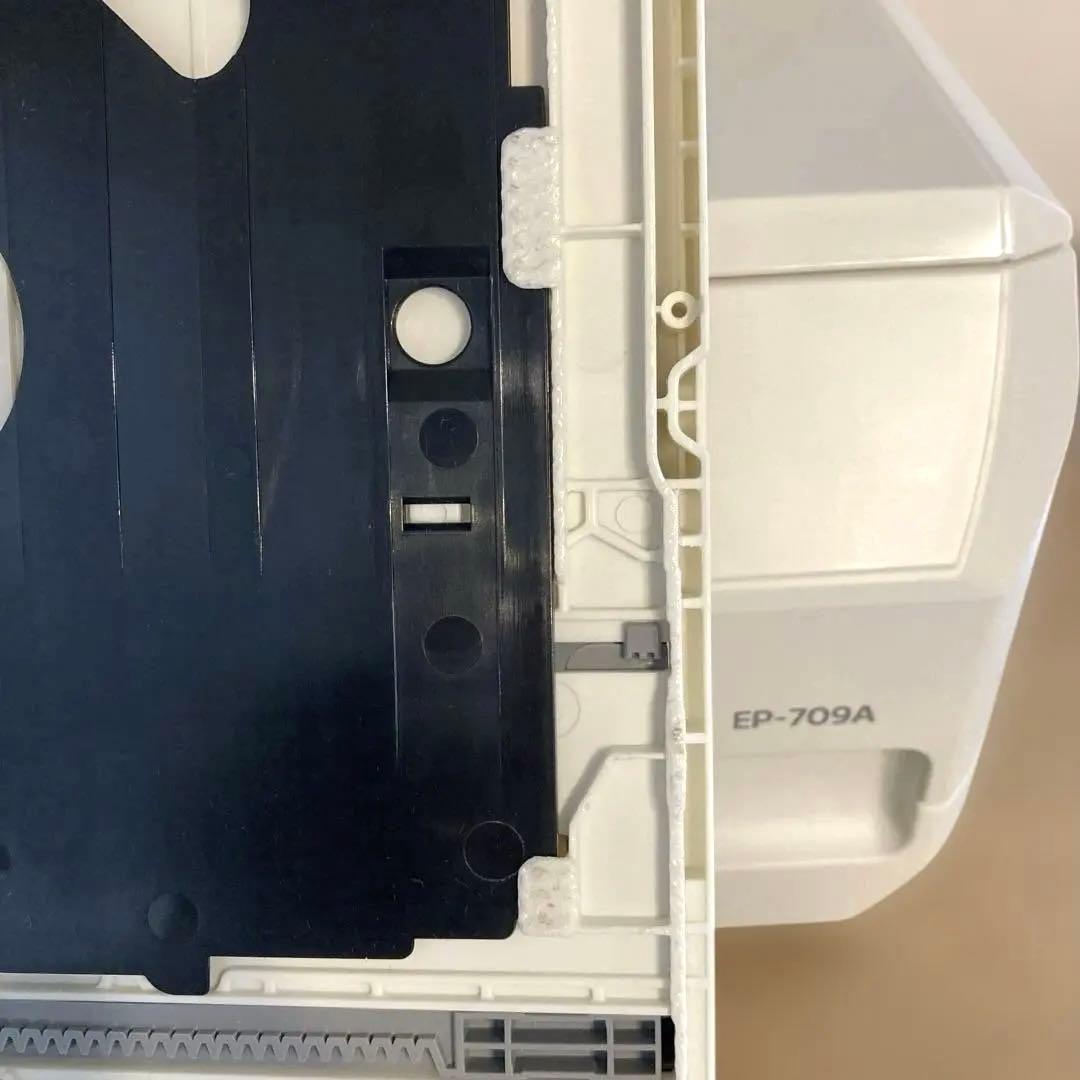 EPSON プリンター　EP-709A 白　ジャンク　互換インク付き　エプソン