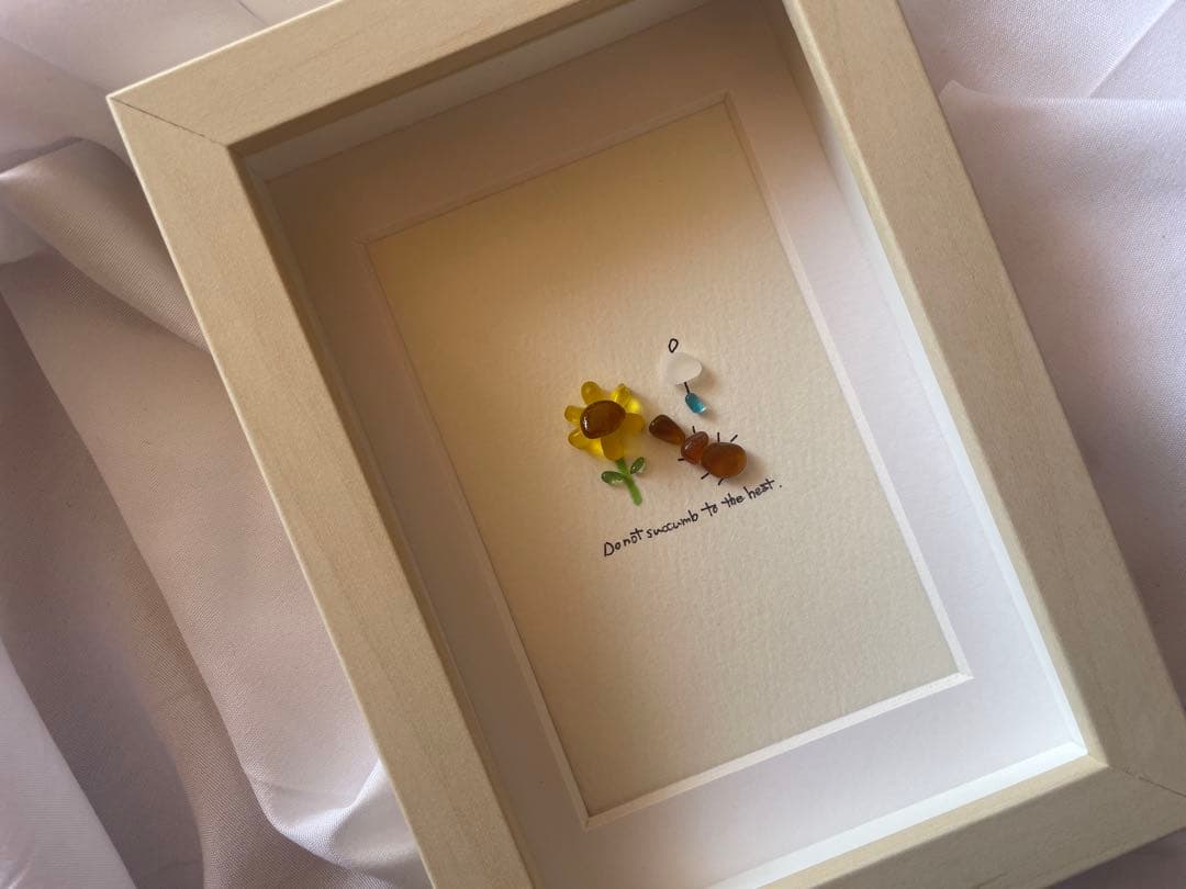 シーグラスアート　12ヶ月カレンダー　　S-208